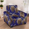 Sea Turtle Pattern Print Design T05 Armchair Slipcover