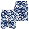 Hibiscus Pattern Print Design HB031 Mens Shorts