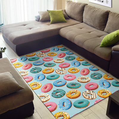 Donut Pattern Print Design DN05 Area Rugs