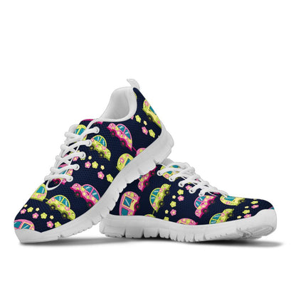 Camper Cute Camping Design No 3 Print Sneakers White Bottom Shoes
