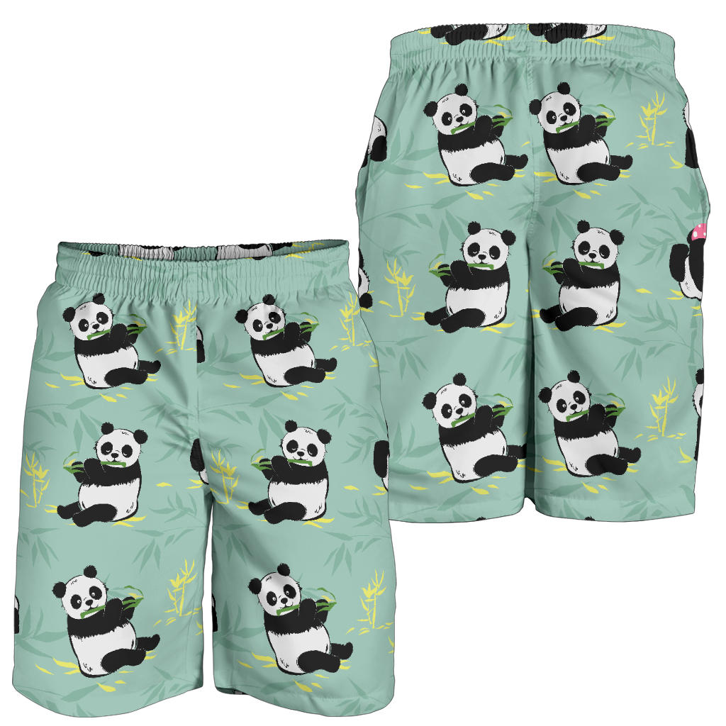 Panda Pattern Print Design A05 Mens Shorts