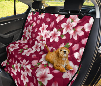 Cherry Blossom Pattern Print Design CB06 Rear Dog  Seat Cover