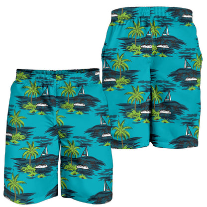 Pacific island Pattern Print Design A01 Mens Shorts