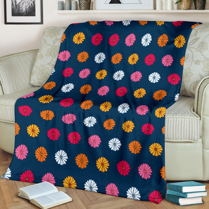 Gerberas Pattern Print Design GB06 Fleece Blanket