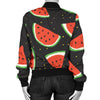 Watermelon Pattern Print Design WM09 Women Bomber Jacket