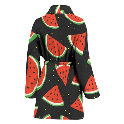 Watermelon Pattern Print Design WM09 Women Bathrobe