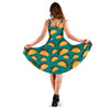 Taco Pattern Print Design TC07 Midi Dress