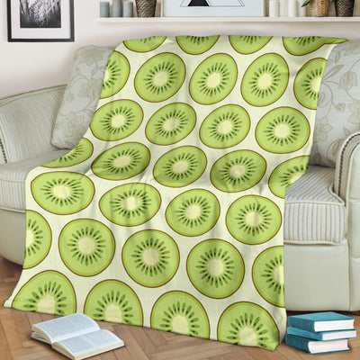 Kiwi Pattern Print Design KW02 Fleece Blanket