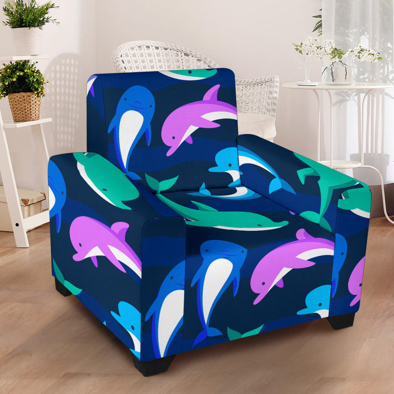 Dolphin Baby Armchair Slipcover