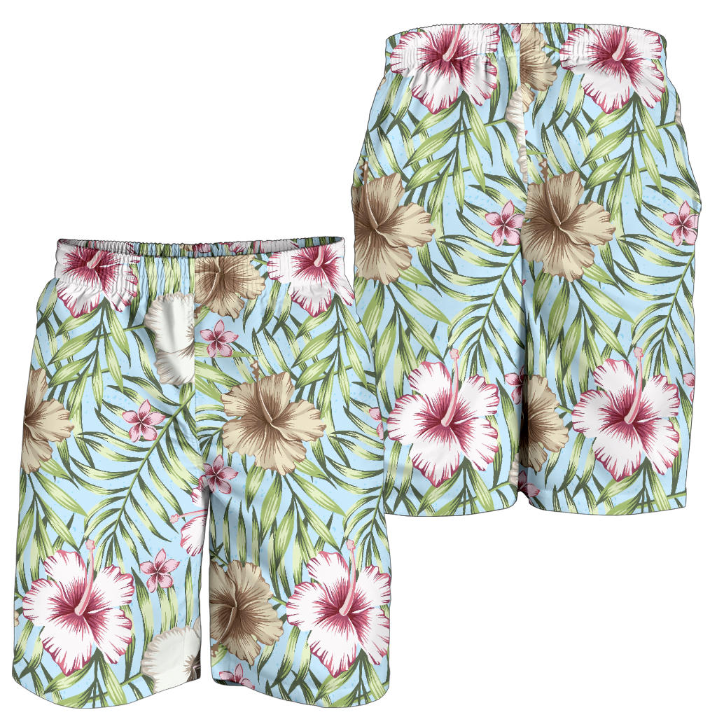 Tropical Flower Pattern Print Design TF05 Mens Shorts