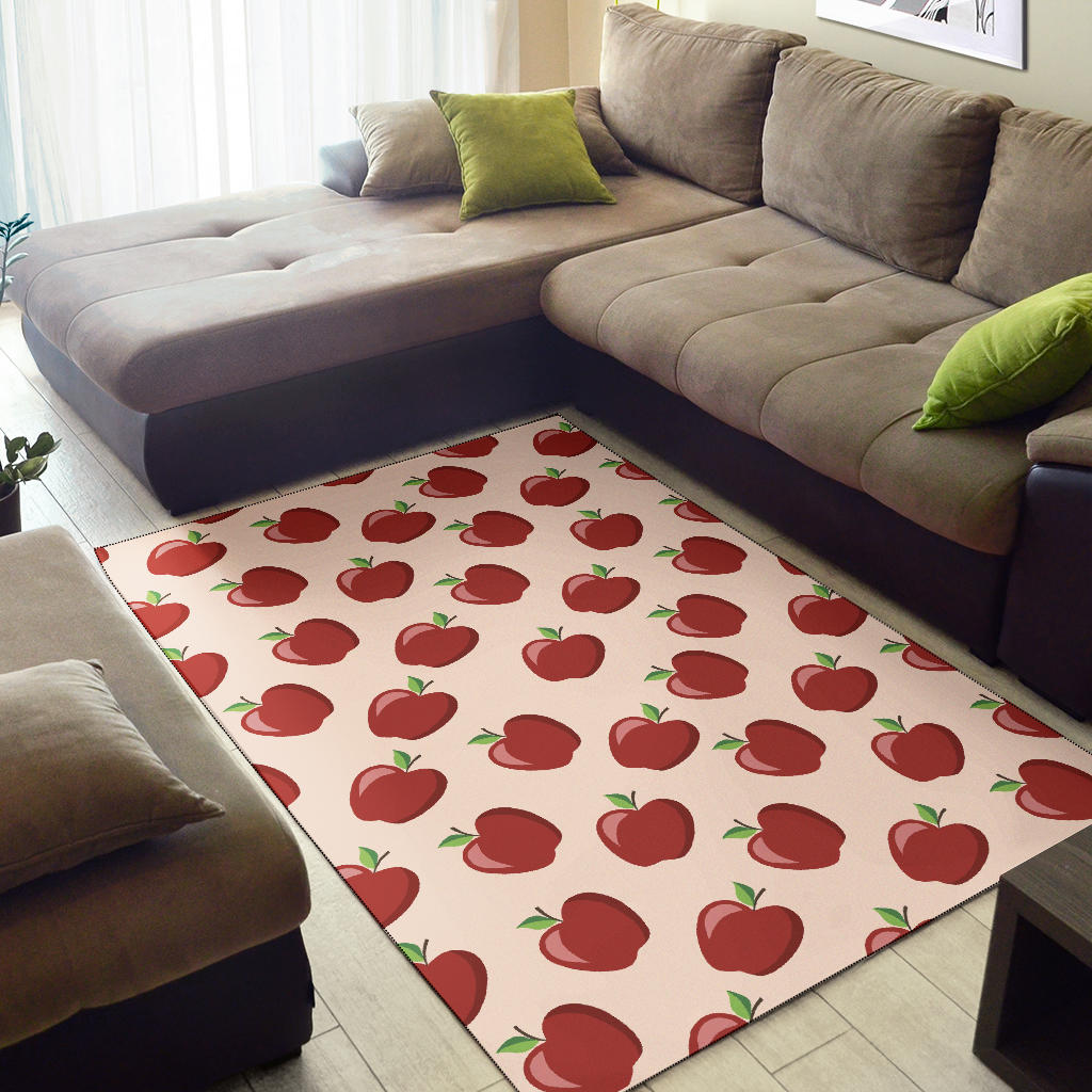 Apple Pattern Print Design AP01 Area Rugs