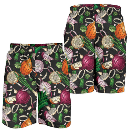 Onion Pattern Print Design A03 Mens Shorts
