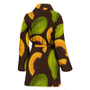 Papaya Pattern Print Design PP04 Women Bathrobe