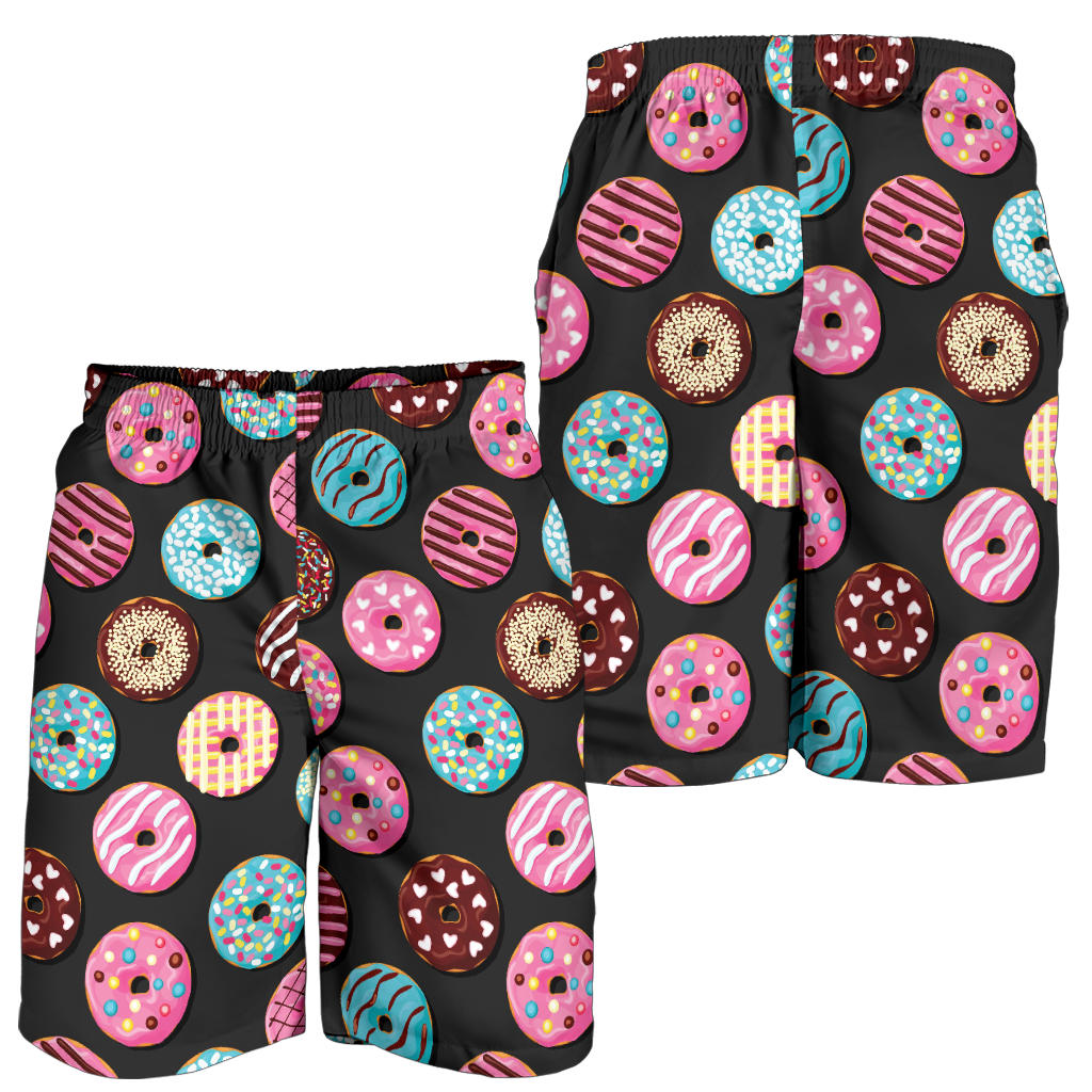 Donut Pattern Print Design DN02 Mens Shorts