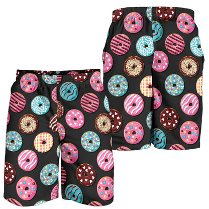 Donut Pattern Print Design DN02 Mens Shorts