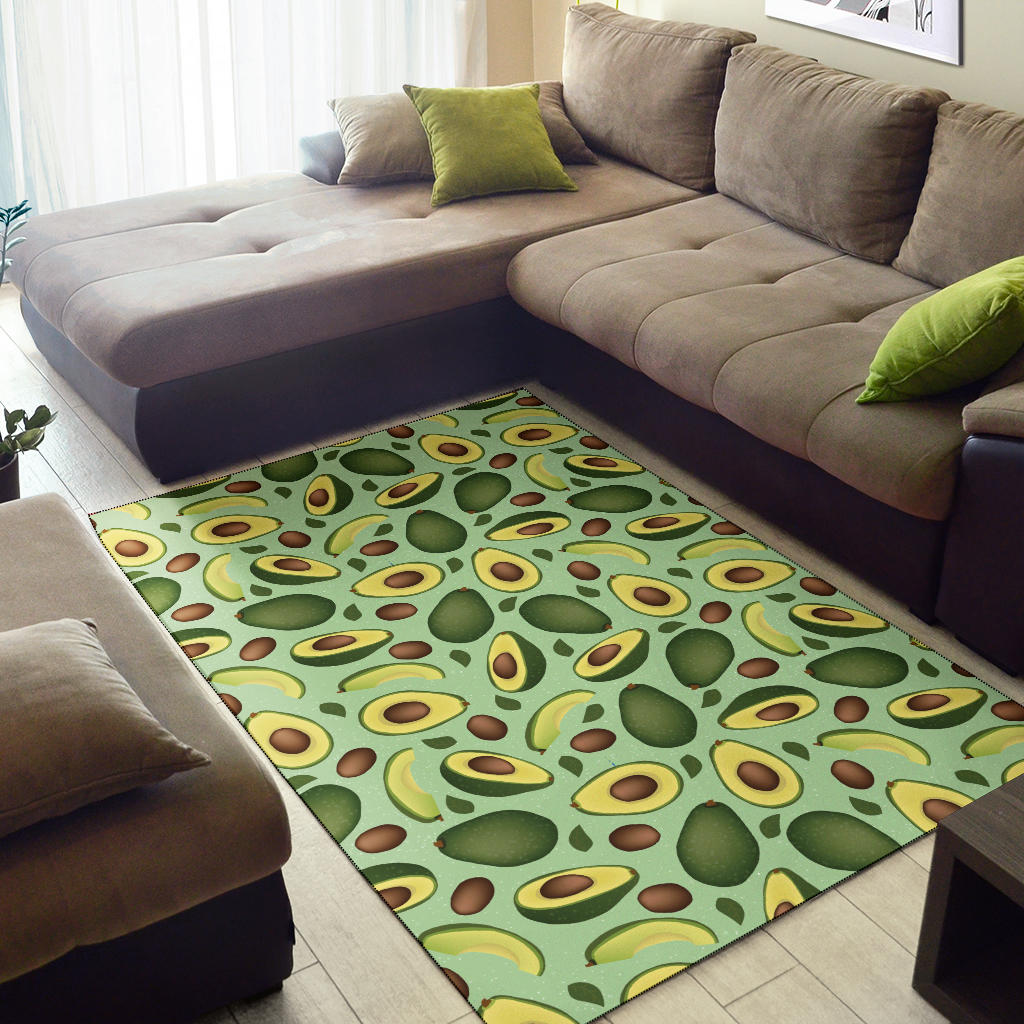 Avocado Pattern Print Design AC01 Area Rugs