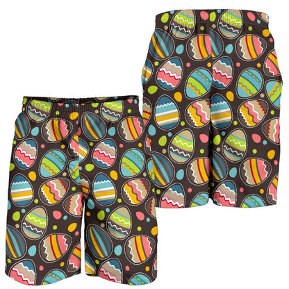 Easter Eggs Pattern Print Design RB03 Mens Shorts