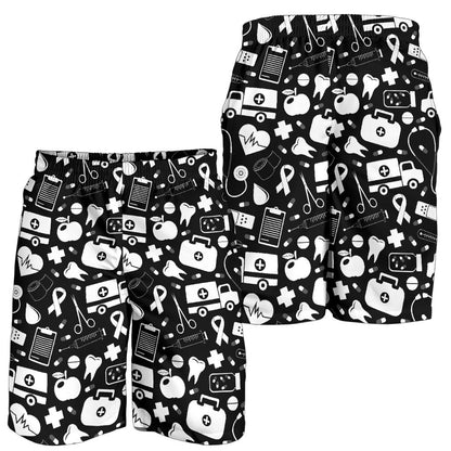 Medical Pattern Print Design 01 Mens Shorts