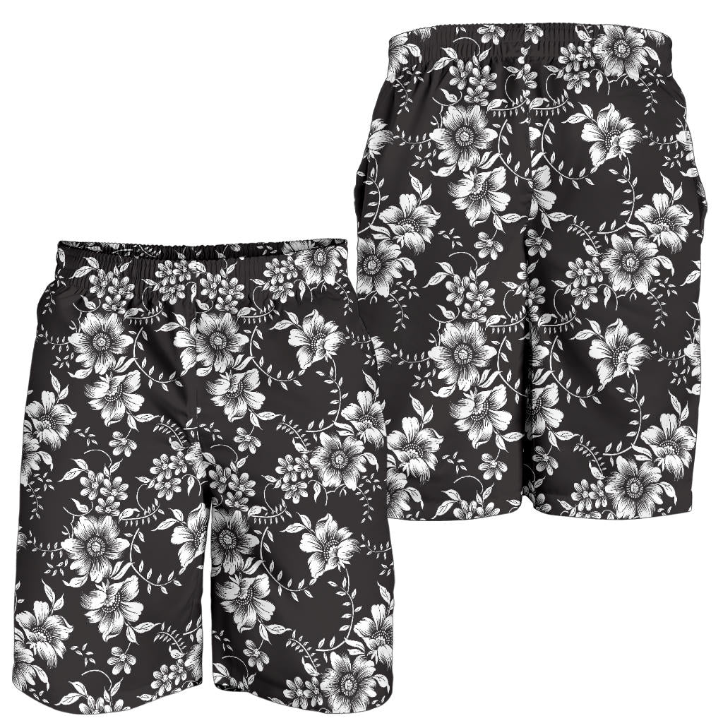 Gerberas Pattern Print Design GB02 Mens Shorts