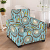 Blue Dream catcher Armchair Slipcover