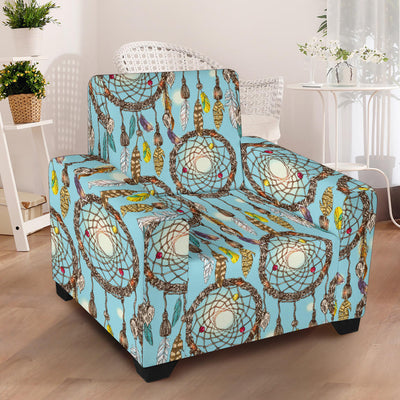 Blue Dream catcher Armchair Slipcover