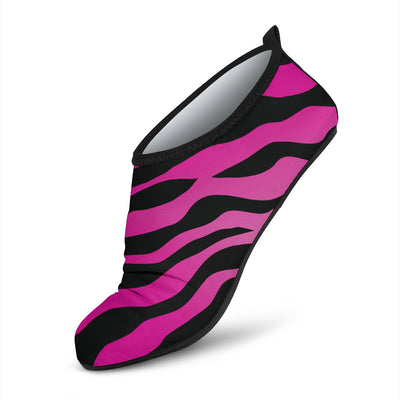 Pink Zebra Aqua Water Shoes