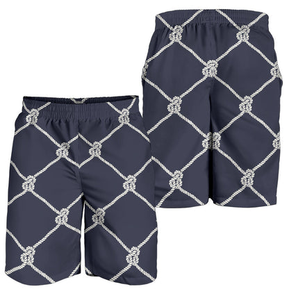 Rope Pattern Print Design A02 Mens Shorts