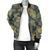 Camouflage Tropical Pattern Print Design 04 Women's Bomber Jacket