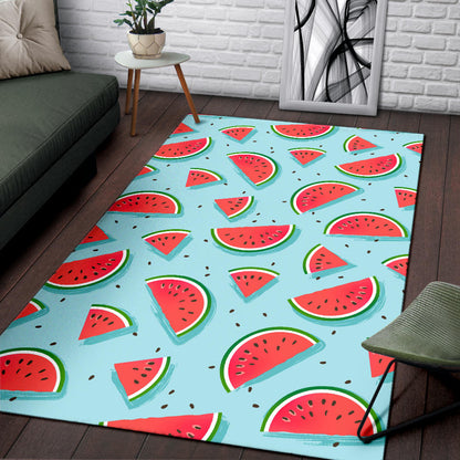 Watermelon Pattern Print Design WM03 Area Rugs