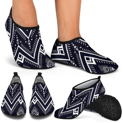 Indians Tribal Aztec Aqua Water Shoes