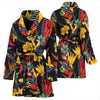 Bird Of Paradise Pattern Print Design BOP016 Women Bathrobe