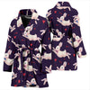 Rabbit Pattern Print Design RB016 Women Bathrobe