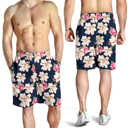 Lily Pattern Print Design LY04 Mens Shorts
