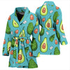 Avocado Pattern Print Design AC05 Women Bathrobe