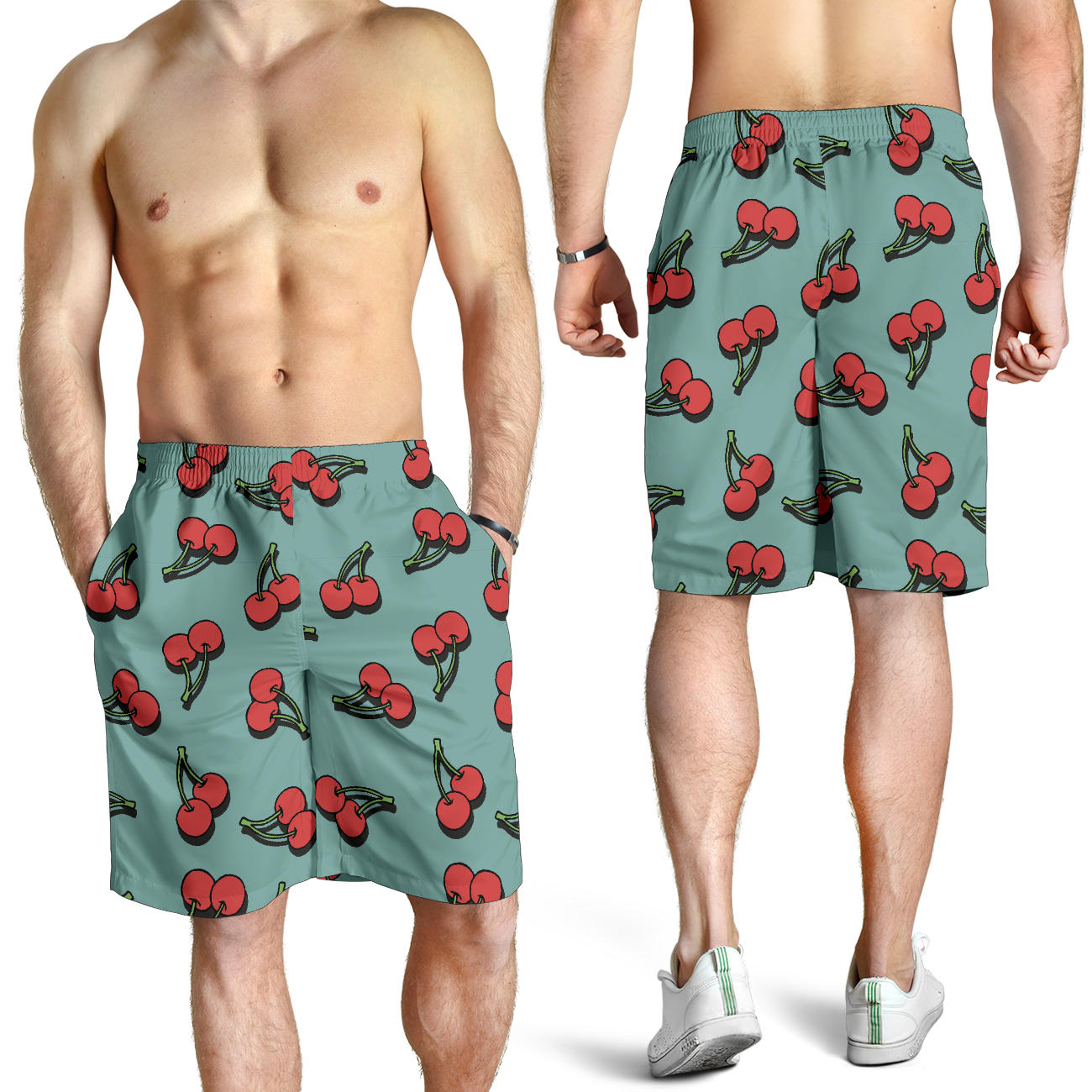 Cherry Pattern Print Design CH03 Mens Shorts