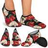 Skull Red Rose Aqua Water Shoes