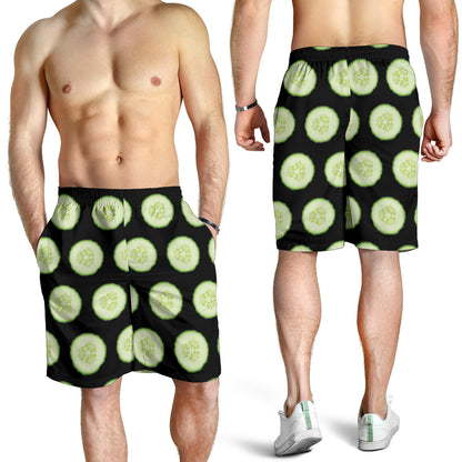Cucumber Pattern Print Design CC02 Mens Shorts