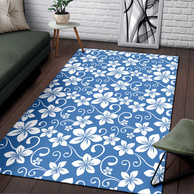 Hibiscus Pattern Print Design HB09 Area Rugs