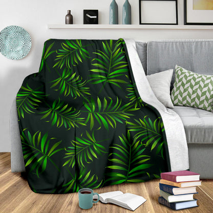 Rainforest Pattern Print Design RF03 Fleece Blanket