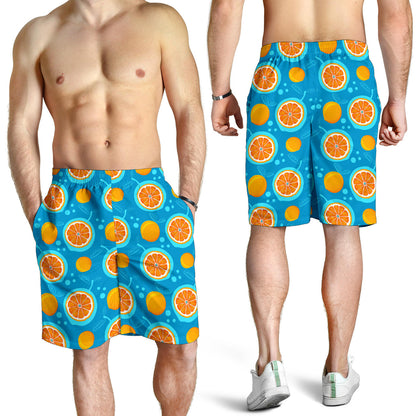Grapefruit Pattern Print Design GF03 Mens Shorts