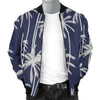 Palm Tree Pattern Print Design PT06 Men Bomber Jacket