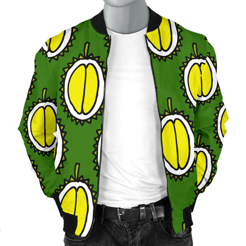 Durian Pattern Print Design DR01 Men Bomber Jacket