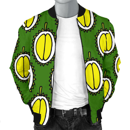 Durian Pattern Print Design DR01 Men Bomber Jacket