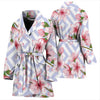 Cherry Blossom Pattern Print Design CB07 Women Bathrobe