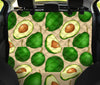 Avocado Pattern Print Design AC010 Rear Dog  Seat Cover