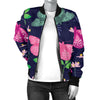 Monarch Butterfly Pattern Print Design 03 Women's Bomber Jacket