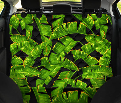 Banana Leaf Pattern Print Design BL06 Rear Dog  Seat Cover