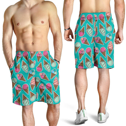 Ice Cream Pattern Print Design IC01 Mens Shorts
