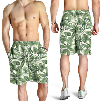 Palm Leaves Pattern Print Design PL014 Mens Shorts