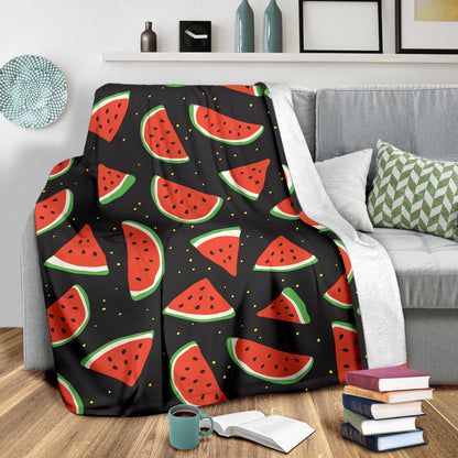 Watermelon Pattern Print Design WM09 Fleece Blanket